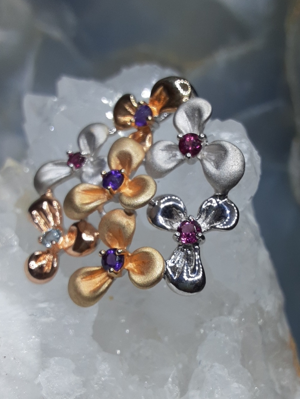 925 Multi Gemstone Pendant. - Picture 2 of 5